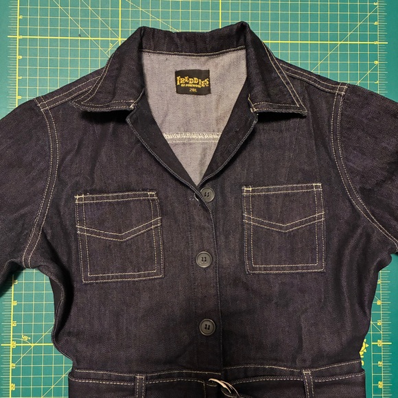 Freddies of Pinewood Grease Monkey 1940s Style Jumpsuit - Picture 9 of 13